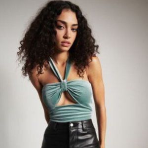 Dynamite / Velvet Halter Top
